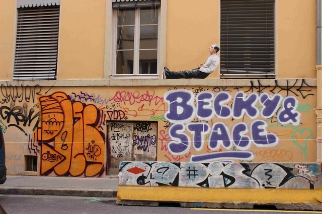 big ben street art - buster 1