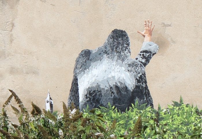 big ben street art - le gorille A 2016