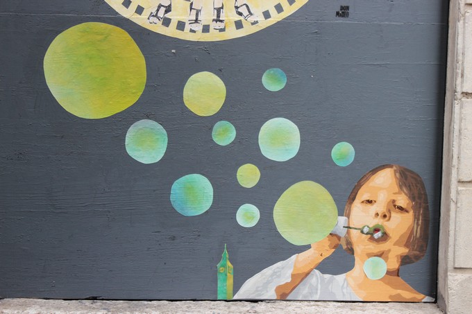 big ben street art - les bules 2015